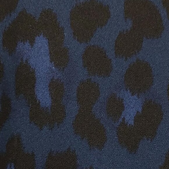 KATE SPADE Pants 10 Navy Leopard Wild Ones Career - Picture 6 of 9